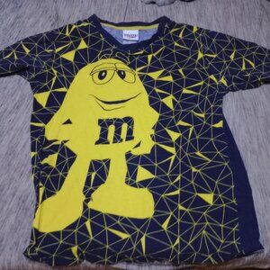 M&M's World T-Shirt Black w/ Yellow M&M